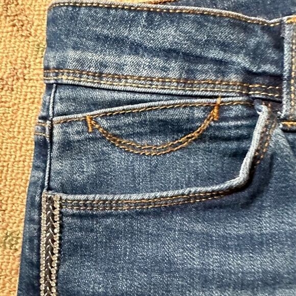 Zara BEJEWELED STRIPE JEANS Z1975 size 4 - Picture 7 of 15